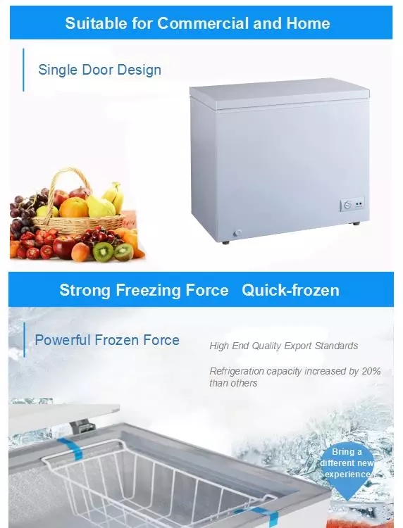 1228L Direct Cooling Savingenergy Top Open Double Solid Doors