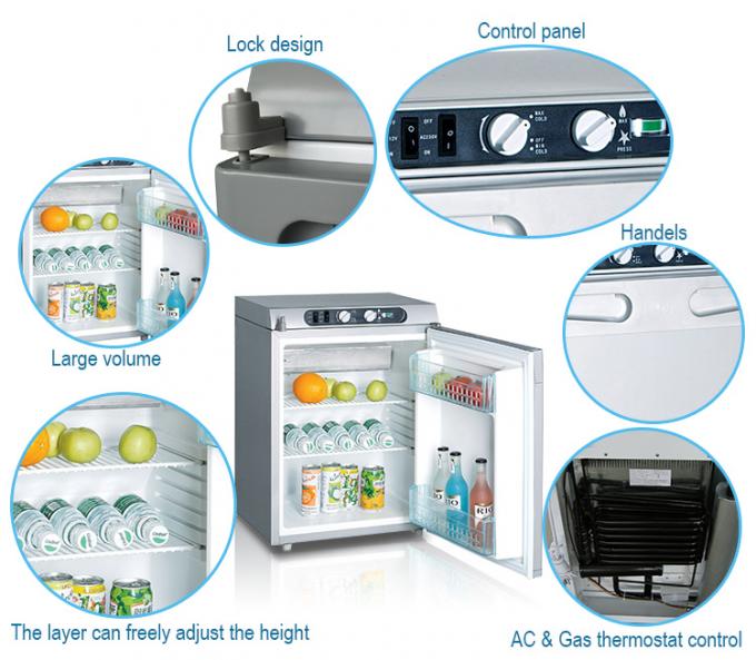 60L Upright Multifunction Silent Low Power Static Cooling Absorption