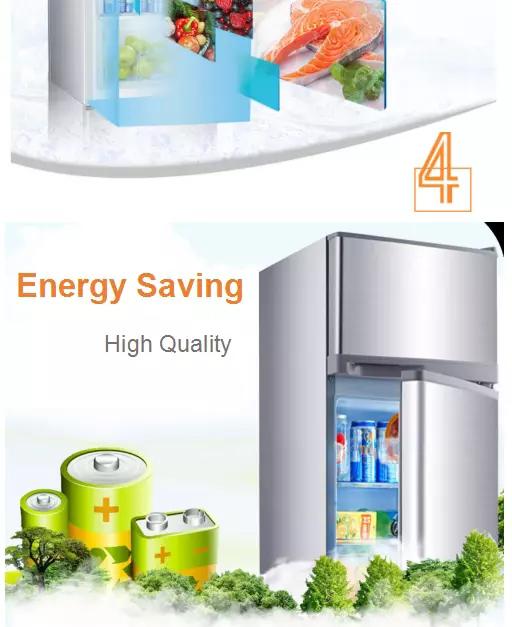 220V240V/50Hz Manual Defrost Two Doors Fast Cooling Low Power