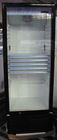 Auto Defrost Beverage Cooler Refrigerator With Self Closing Glass Door,350L Commercial Fridge without Canopy