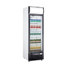 268L Single Door Beverage Cooler Refrigerator Aluminium Inner Cabinet