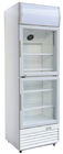 Double Door Sinlge Temperature Beverage Cooler,Display Cooler,,Commercial Refrigerator,350L