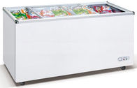 Commercial Deep Freeze Chest Freezer , Stainless Steel Chest Freezer 650L Capacity