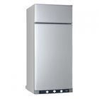 220L Upright Silent 12/110/230V DC AC Solar Power Supply Absorption Refrigerator Manual Defrost Type With Double Doors