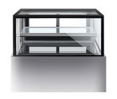 Right Angled Fan Cooling Refrigerated Cake Display Cabinets Low Consumption with 900mm Length