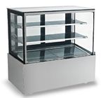 1800mm Two Layers Refrigerated Cake Cabinet Fan Forced Ventilation