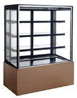 Stainless Steel Base Refrigerated Cake Display Cabinets Fast Refrigeration,510L 1200mm Three-layers Cake Showcase
