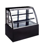 Stainless Steel Refrigerated Cake Display Cabinets 410L Capacity CE Certificated with 1200mm Length