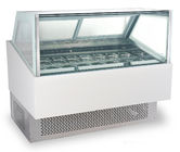 -24℃ Degree Ice Cream Showcase Freezer Intelligent Precise Temperature Control