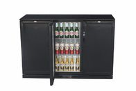 320L Upright Three Foaming Door Mini Bar Fridge , Solid Door Wine And Beverage Cooler