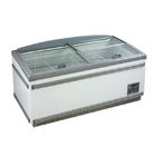 Big Sliding Glass Door Combi Freezer,Island freezer,display freezer,deep freezer,commercial freezer for Supermarket