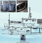 1000kg/24h  Sliced Ice Machine Salt Water / Sea Water With Marine Oil Tank Compressor