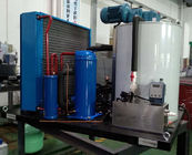 Durable  Seawater Flake Ice Machine With Aluminum Brass Anticorrosion Seawater Condenser 2000kg/24h