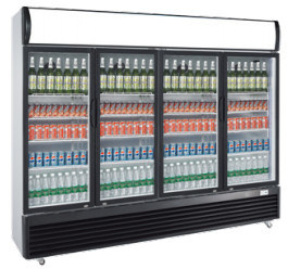 glass door display fridges