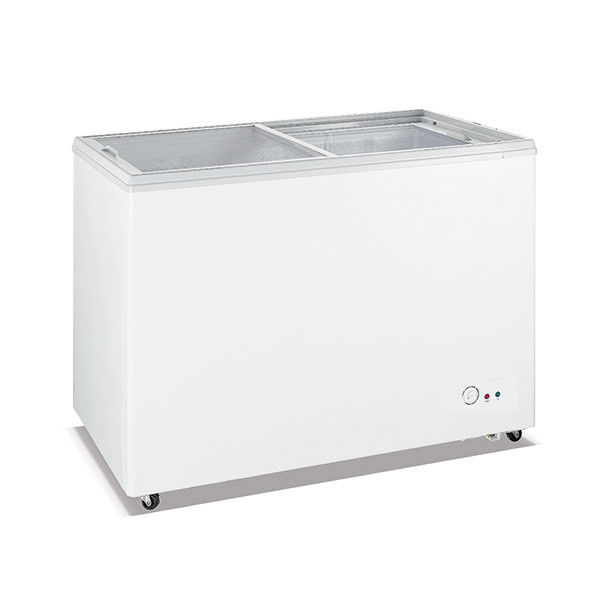 420L Lockable Chest Freezer , Commercial Chest Refrigerator For Meat / Seafood