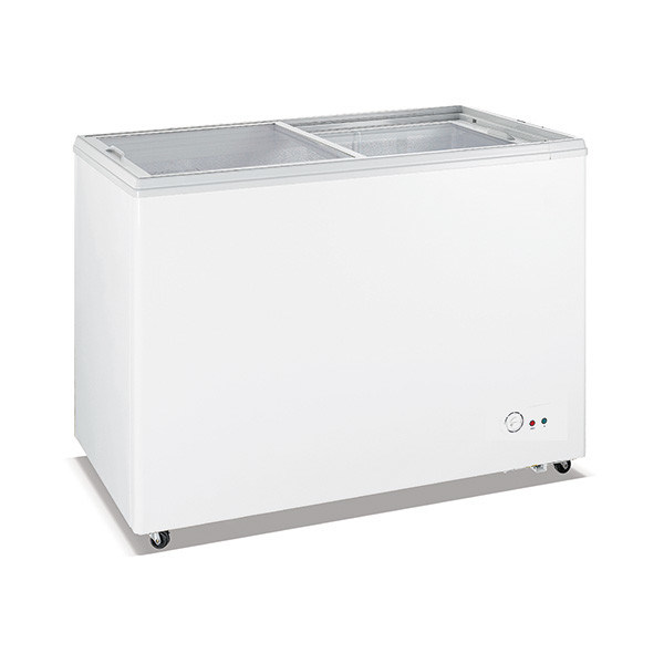 Commercial Deep Freeze Chest Freezer , Stainless Steel Chest Freezer 650L Capacity