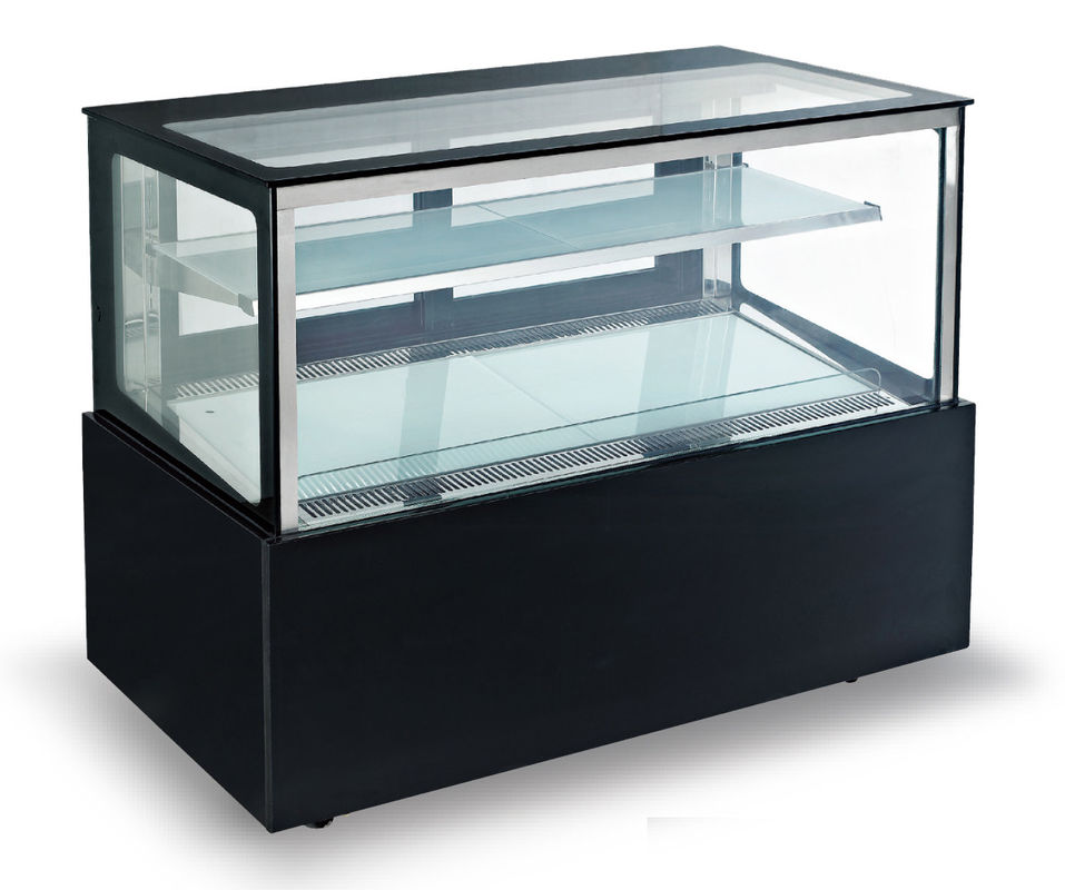 Automatic Defrost Refrigerated Cake Display Cabinets 400L Capacity，1500mm Length and One-layer Shelf