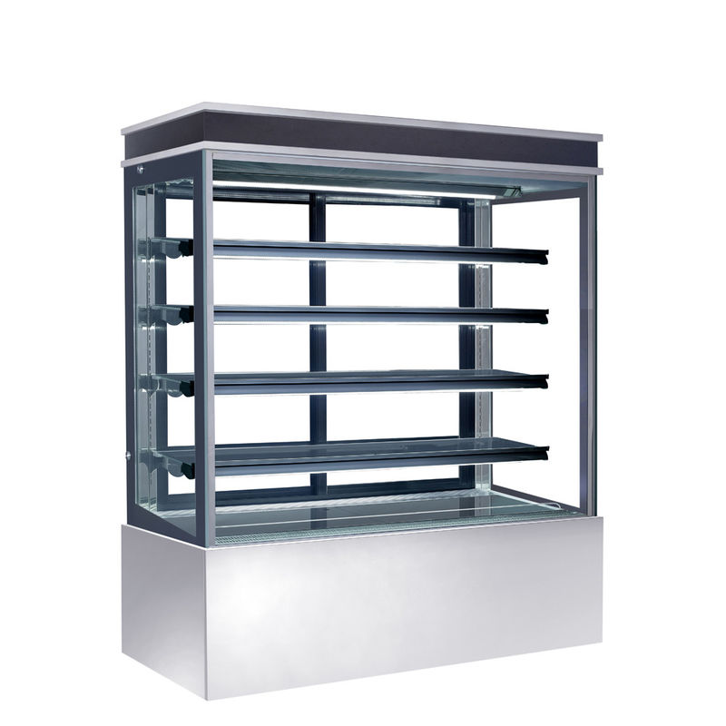 Auto Defrost Refrigerated Cake Display Cabinets 560L Capacity For Cafes,900mm Length Four Shelves Cake Fridge