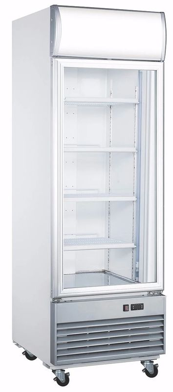 Portable Beverage Cooler Refrigerator With 438L Large Storage Space , Upright Diplay Freezer