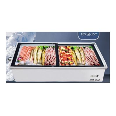 Romovable Tabletop Display Fridge Freezer Showcase 150W Power