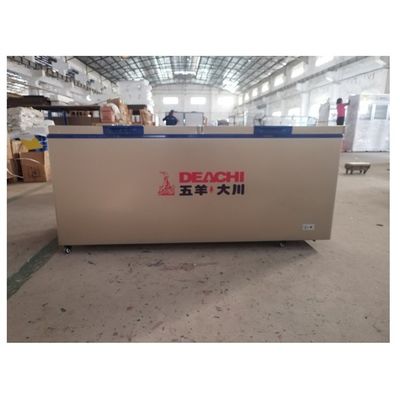 Customized Commercial Deep Freezer Chest Ice Cream Island Fridge Freezer