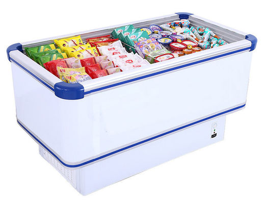 China Manual Defrost 535L Commercial Chest Freezer With Static Cooling System supplier