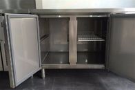 270L Commercial 2 Door Under Bench Freezer Convenient Design For Maintenance