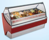 -24℃ Degree Ice Cream Showcase Freezer Intelligent Precise Temperature Control