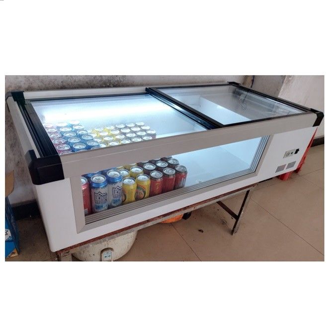 110V/220V Tabletop Display Fridge Refrigerator for Seafood Beer Fresh