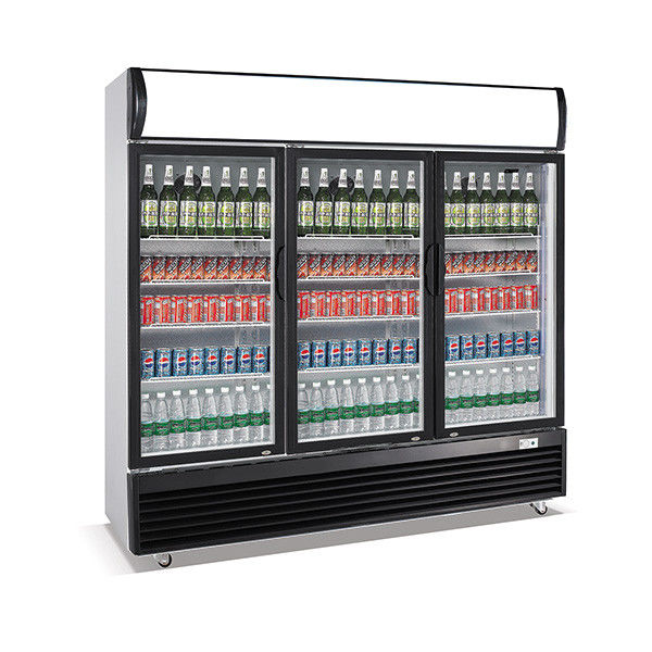 1030L upright three door defrost direct cooling display beverage cooler/display cooler/display fridge/beverage showcase
