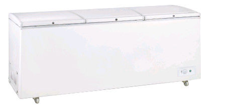 1528L Static Cooling Low Power Top Open Three Solid Doors Commercial Refrigerator, Chest Freezer