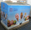 255L 4 Foot Chest Freezer , Two Doors Commercial Ice Cream Freezer supplier